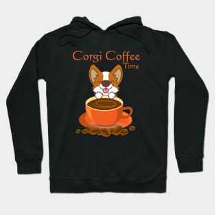 Corgi Coffee Time Hoodie